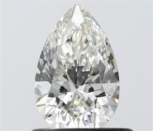 Foto Diamante Natural 0.61 quilates, De pera , Color H, claridad VVS1 y certificado IGI de