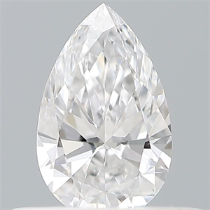 Picture of Natural Diamond 0.30 Carats, Pear with  Cut, D Color, SI1 Clarity and Certified by GIA