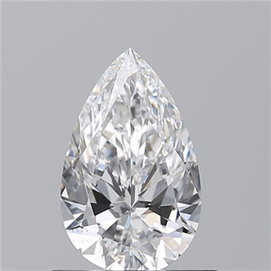 Picture of Natural Diamond 0.71 Carats, Pear with  Cut, D Color, SI1 Clarity and Certified by GIA