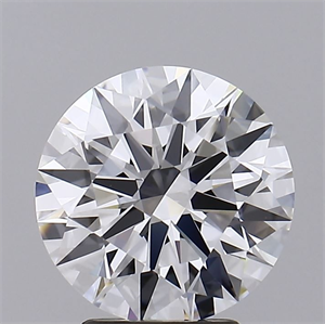 Picture of Lab Grown Diamond 3.31 Carats, Round with Ideal Cut, E Color, VVS2 Clarity and Certified by IGI