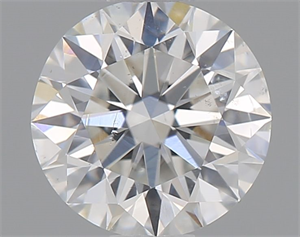 Foto Diamante Natural 0.62 quilates, Redondo , Color F, claridad SI1 y certificado GIA de