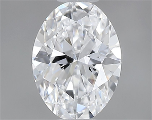 Picture of Natural Diamond 0.45 Carats, Oval with  Cut, D Color, VVS1 Clarity and Certified by GIA