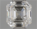 Diamante Natural 0.50 quilates, Asscher , Color F, claridad SI1 y certificado IGI