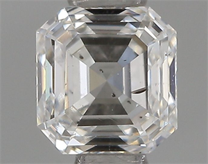 Foto Diamante Natural 0.50 quilates, Asscher , Color F, claridad SI1 y certificado IGI de