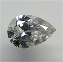 Diamante Natural 0.25 quilates, De pera , Color D, claridad SI2 y certificado IGI