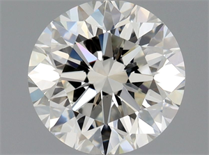 Picture of Natural Diamond 1.00 Carats, Round with Very Good Cut, I Color, VS1 Clarity and Certified by GIA