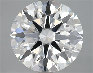 Picture of Lab Grown Diamond 3.59 Carats, Round with Ideal Cut, G Color, VS1 Clarity and Certified by IGI