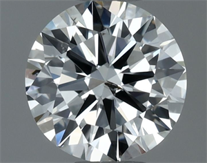 Picture of Natural Diamond 0.50 Carats, Round with Very Good Cut, H Color, SI2 Clarity and Certified by GIA