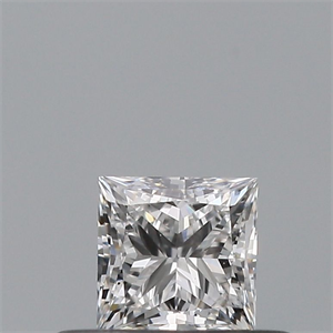 Picture of Natural Diamond 0.30 Carats, Princess with  Cut, D Color, VS2 Clarity and Certified by GIA