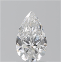 Natural Diamond 1.03 Carats, Pear with  Cut, F Color, SI2 Clarity and Certified by GIA