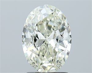 Picture of Natural Diamond 1.70 Carats, Oval with  Cut, I Color, VVS2 Clarity and Certified by IGI