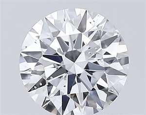 Picture of Natural Diamond 0.44 Carats, Round with Very Good Cut, D Color, SI2 Clarity and Certified by GIA