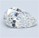 Diamante Natural 3.02 quilates, De pera , Color F, claridad SI1 y certificado GIA