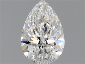 Picture of Natural Diamond 0.46 Carats, Pear with  Cut, E Color, VS1 Clarity and Certified by GIA