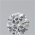 Diamante Natural 0.45 quilates, Redondo , Color E, claridad VS2 y certificado GIA