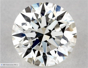 Foto Diamante Natural 0.56 quilates, Redondo , Color H, claridad VVS2 y certificado GIA de