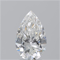 Diamante Natural 2.50 quilates, De pera , Color F, claridad VS2 y certificado GIA