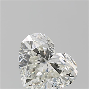 Picture of Natural Diamond 3.01 Carats, Heart with  Cut, J Color, VS2 Clarity and Certified by GIA