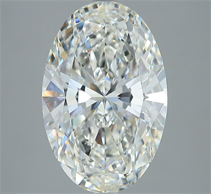 Foto Diamante Natural 4.01 quilates, Ovalado , Color H, claridad VS1 y certificado GIA de