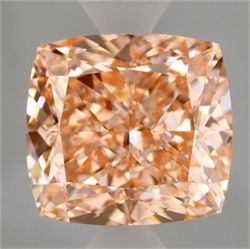 Picture of Lab Grown Diamond 3.09 Carats, CUSHION MODIFIED with  Cut, Fancy Vivid Pink Color, VVS2 Clarity and Certified by IGI