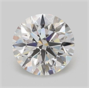 Lab Grown Diamond 1.02 Carats, Round with Ideal Cut, D Color, VVS2 Clarity and Certified by IGI