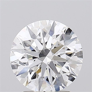 Picture of Lab Grown Diamond 2.30 Carats, Round with Ideal Cut, D Color, IF Clarity and Certified by IGI