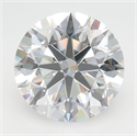 Lab Grown Diamond 3.26 Carats, Round with Excellent Cut, D Color, VVS1 Clarity and Certified by GIA