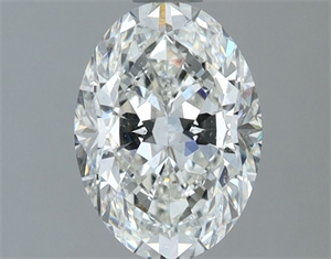 Picture of Natural Diamond 1.30 Carats, Oval with  Cut, H Color, SI1 Clarity and Certified by GIA