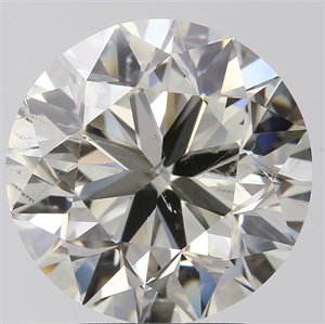 Picture of Natural Diamond 3.51 Carats, Round with Very Good Cut, K Color, SI1 Clarity and Certified by IGI