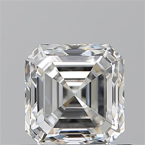Picture of Natural Diamond 0.80 Carats, Asscher with  Cut, G Color, VVS1 Clarity and Certified by GIA