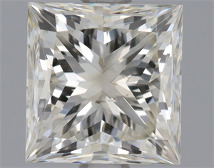 Picture of Natural Diamond 1.22 Carats, Princess with  Cut, L Color, SI2 Clarity and Certified by GIA