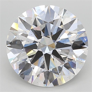 Picture of Lab Grown Diamond 7.04 Carats, Round with Ideal Cut, F Color, SI1 Clarity and Certified by IGI