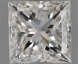 Foto Diamante Natural 1.01 quilates, Princesa , Color G, claridad VS1 y certificado GIA de