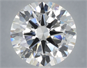 Lab Grown Diamond 6.01 Carats, Round with Excellent Cut, E Color, VVS2 Clarity and Certified by IGI