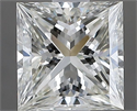 Natural Diamond 0.90 Carats, Princess with  Cut, H Color, VS1 Clarity and Certified by IGI