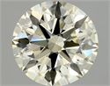 Diamante Natural 2.40 quilates, Redondo , Color M, claridad VVS1 y certificado HRD