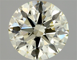 Foto Diamante Natural 2.40 quilates, Redondo , Color M, claridad VVS1 y certificado HRD de