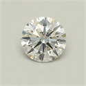 Natural Diamond 0.70 Carats, Round with Excellent Cut, E Color, SI2 Clarity and Certified by GIA