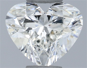 Picture of Natural Diamond 0.52 Carats, Heart with  Cut, H Color, VS2 Clarity and Certified by HRD