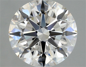 Picture of Natural Diamond 1.50 Carats, Round with Excellent Cut, E Color, IF Clarity and Certified by GIA