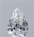 Diamante Natural 0.30 quilates, De pera , Color E, claridad VVS1 y certificado GIA