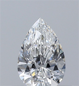 Foto Diamante Natural 0.30 quilates, De pera , Color E, claridad VVS1 y certificado GIA de