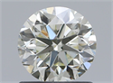 Natural Diamond 1.01 Carats, Round with Very Good Cut, M Color, SI1 Clarity and Certified by GIA