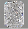 Natural Diamond 1.02 Carats, Radiant with  Cut, D Color, SI2 Clarity and Certified by IGI
