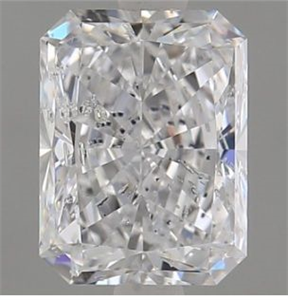 Picture of Natural Diamond 1.02 Carats, Radiant with  Cut, D Color, SI2 Clarity and Certified by IGI