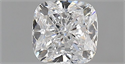 Natural Diamond 0.71 Carats, Cushion with  Cut, E Color, VS2 Clarity and Certified by GIA