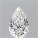 Natural Diamond 1.20 Carats, Pear with  Cut, G Color, VVS2 Clarity and Certified by GIA