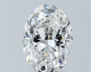 Picture of Natural Diamond 1.50 Carats, Oval with  Cut, F Color, SI2 Clarity and Certified by GIA