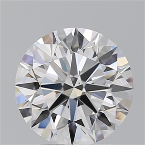 Picture of Natural Diamond 3.01 Carats, Round with Excellent Cut, E Color, VS2 Clarity and Certified by GIA