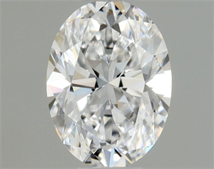 Picture of Natural Diamond 0.41 Carats, Oval with  Cut, D Color, VVS1 Clarity and Certified by GIA